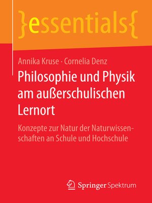 cover image of Philosophie und Physik am außerschulischen Lernort